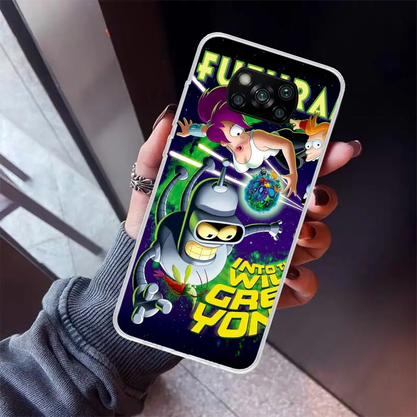 Cartoon Futurama-Themed Phone Case - Colorful & Durable Design