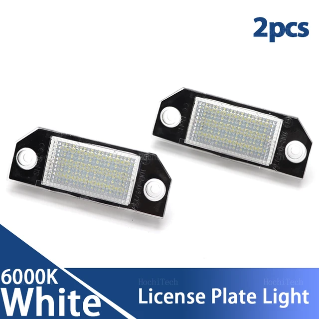 White LED license plate light  Suitable for BMW, 6000k white light license  plate light plug and play on AliExpress