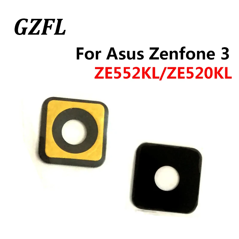 

New For Asus Zenfone 3 ZE552KL ZE520KL Rear Back Camera Glass Lens Cover With Glue