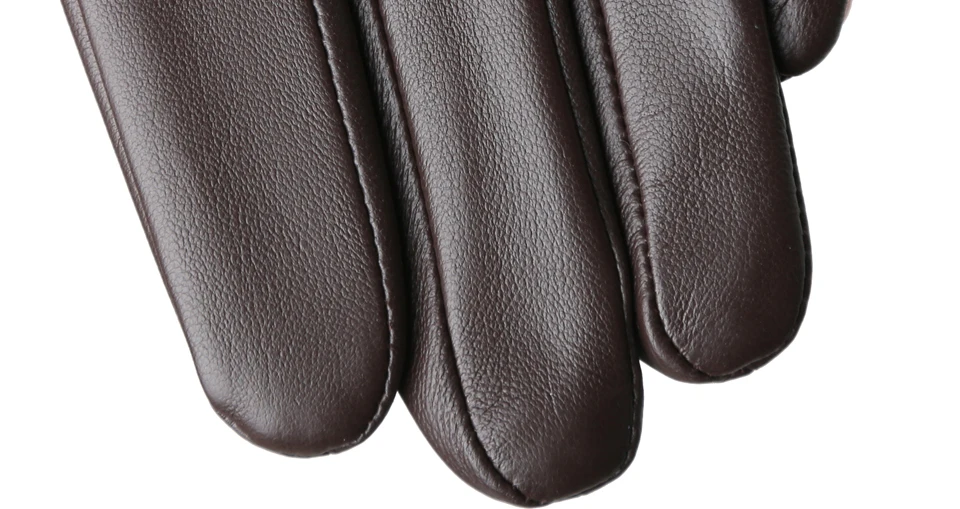 Gants en peau de mouton pour femmes, hiver chaud plus velours court mince écran tactile couleur de conduite gants en cuir pour femmes bonne qualité-2226