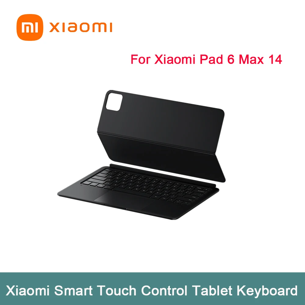 

Оригинальная клавиатура Xiaomi Pad 6 Max 14, умная клавиатура для планшета с сенсорным управлением, магнитный чехол, Pogo Pin Bluetooth Link для Mi Pad 6 Max