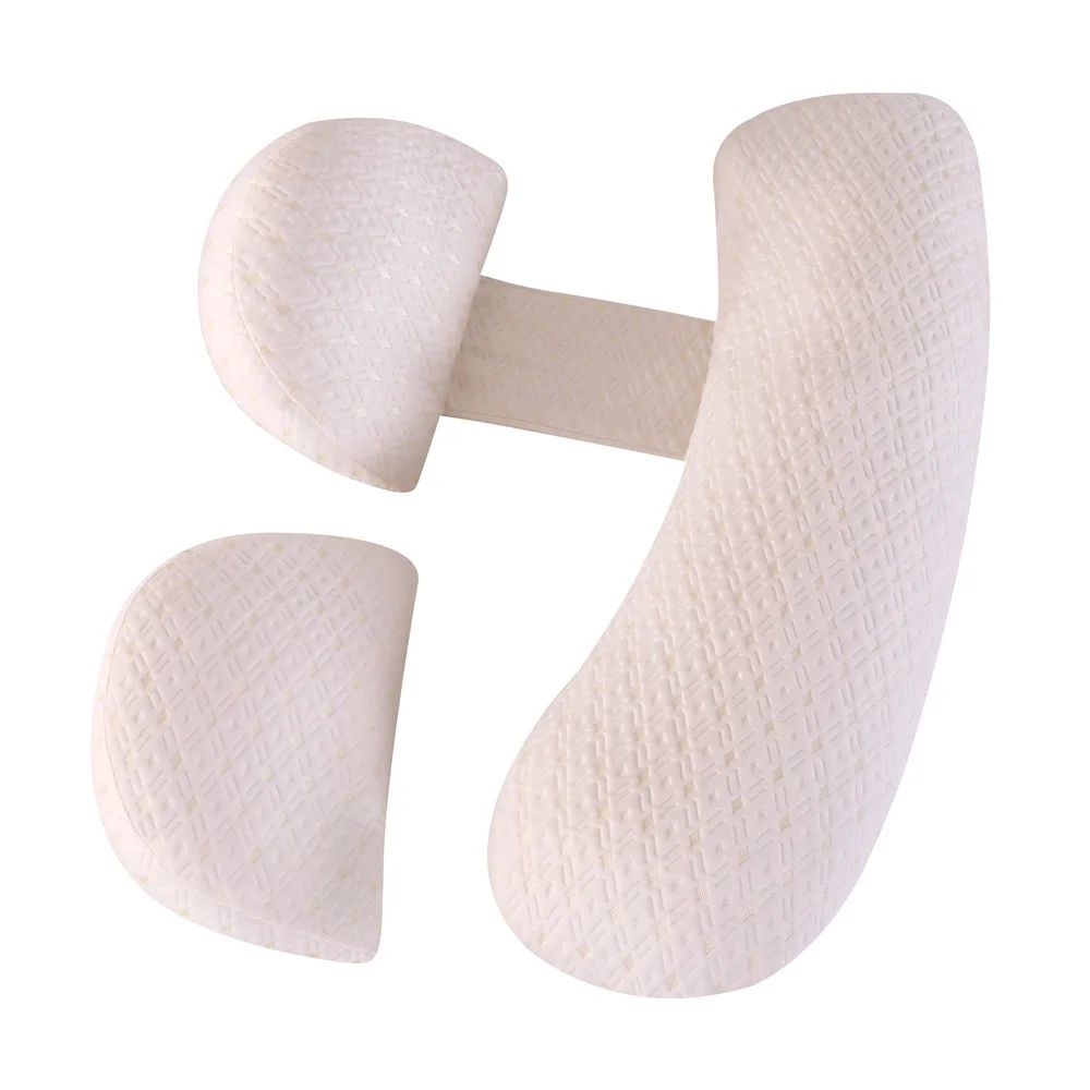 U-shaped Waist Pillows Maternity Pillow Pregnancy Pillow Cotton Sleeping Bedding Body Cushion Nursing for Pregnant