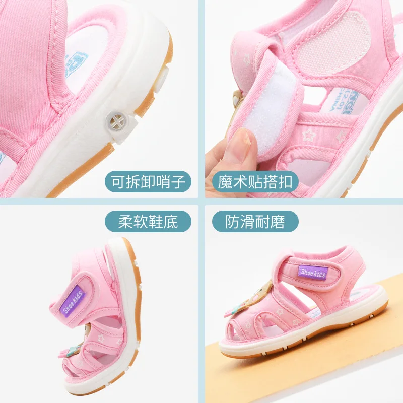 Zomer Baby Peuter Schoenen Mode Rome Stijl Gesloten Teen Baby Jongens Meisjes Platte Sandalen Zachte Zool Baby Wandelschoenen Сандали