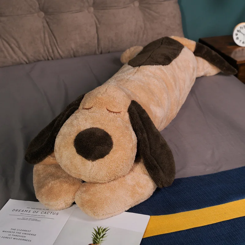 Lovely Soft Down Cotton Dog Plush Pillow Doll Stuffed Pet Doll Baby Sleep Pillow Accompany Gift for Girlfriend 4