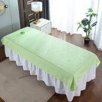 Beauty Salon Bed Sheets Rose Printed Quick Dry Beauty Bed Cover with Breath Hole 100X200cm Beauty Salon Massage 2