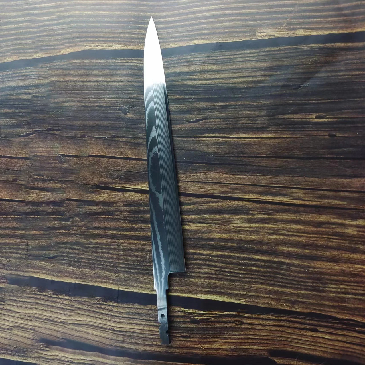 

DIY Knife Blade Without Handle Damascus Steel Blade Cleaver Sashimi Slicing Fish Ham Sushi Chef Yanagiba Sakimaru Kitchen Knives