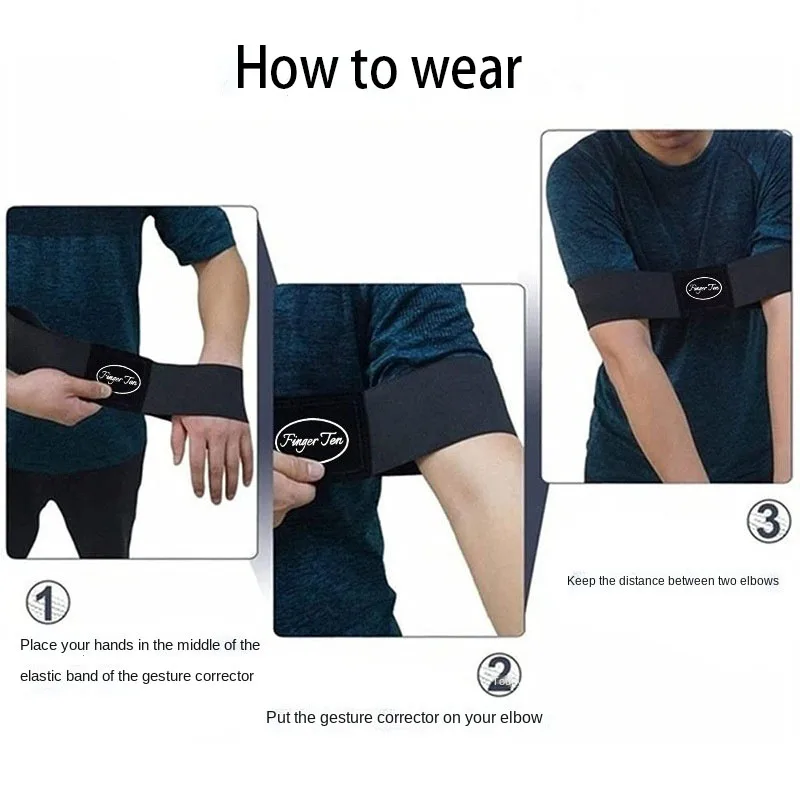 Hot Sale profession elle elastische Golf Swing Trainer Armband Gürtel Geste Ausrichtung Trainings hilfe für Übungs führer