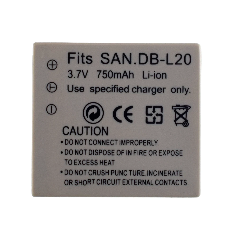 co2 チャージャー DB-L20 Battery or LCD Charger For Sanyo Xacti DMX-C1 C4 C5