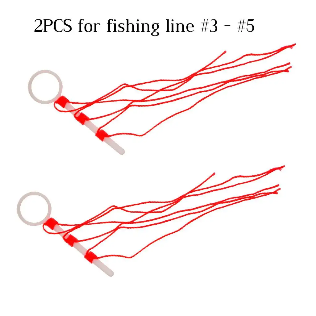 10 Pieces Bobber Looper Stop Knots Cord String Rope Fishing Float