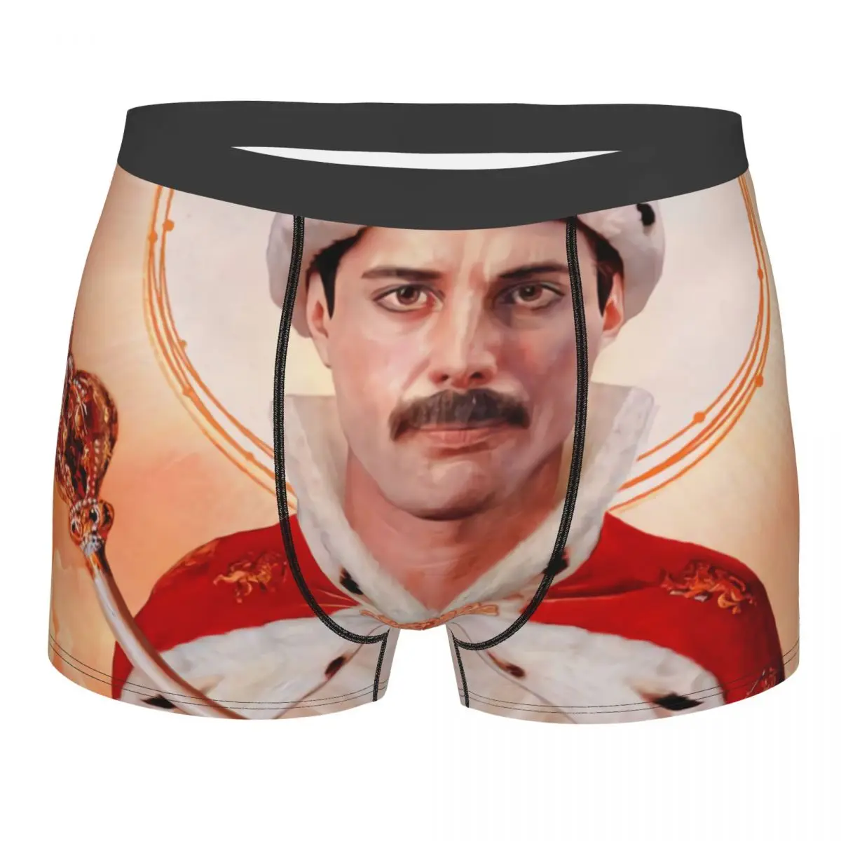 

Sexy Rock Band Freddie Mercury Boxers Shorts Underpants Male Comfortable British Singer Songwriter Briefs Underwear
