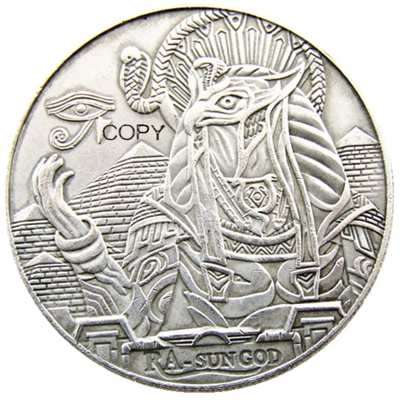 Hb(200)Us Hobo Morgan Dollar Skull Zombie Zcheletro Placcato Argento Copy Coins