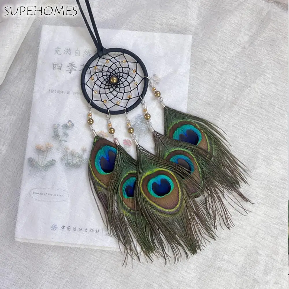 

Creative Hand-woven Colorful Wall Hanging Art Decoration Crafts Dreamcatcher Car Hanging Pendant Ornament Wind Chime