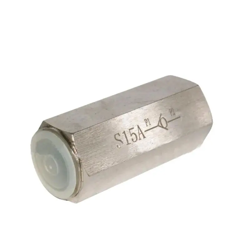 

one way check valve flow control adjustable spring loaded S15A