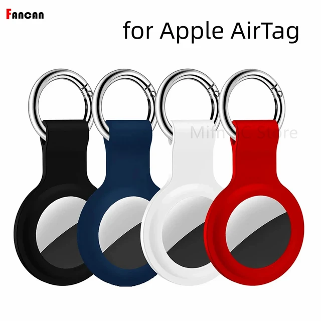 for Apple Airtag silicone protective case with keychain for airtag tracker  accessoreis Waterproof Anti-lost Holder