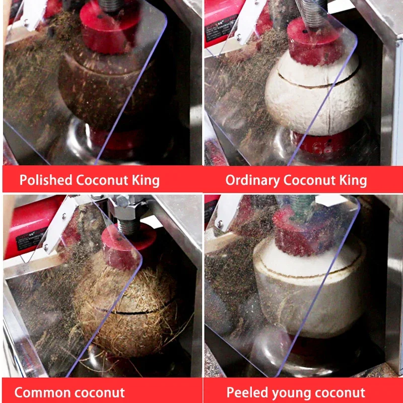 Fully Automatic Coconut Machine FC-YZQ7 Commercial Lid Cutting Coconut Machine Electric Shelling