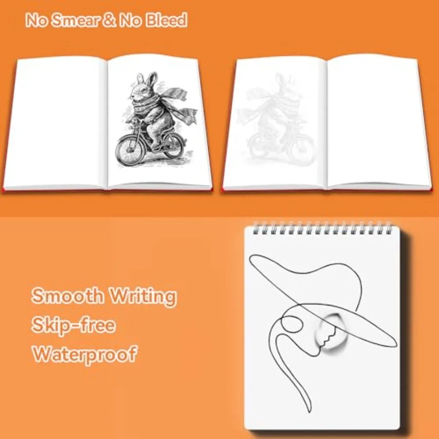 Black Fineliner Pen Set 4