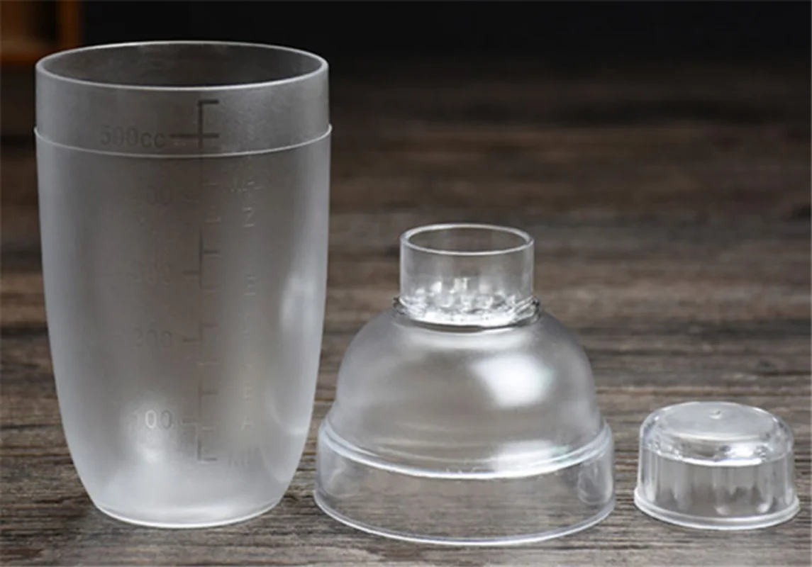 1PCS 350ml/530ml/700ml/1000ml Tea shop special Shake Pot Shaker full set of Hand-cranked Milk Snow grams Mug YHJ121605 cocktail shaker