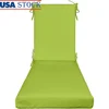 Premium Outdoor Chaise Lounge Cushion Foam 3in Thick Sunbrella Fabric Water Resistant UV Resistant Weatherproof Durable Comfort 1