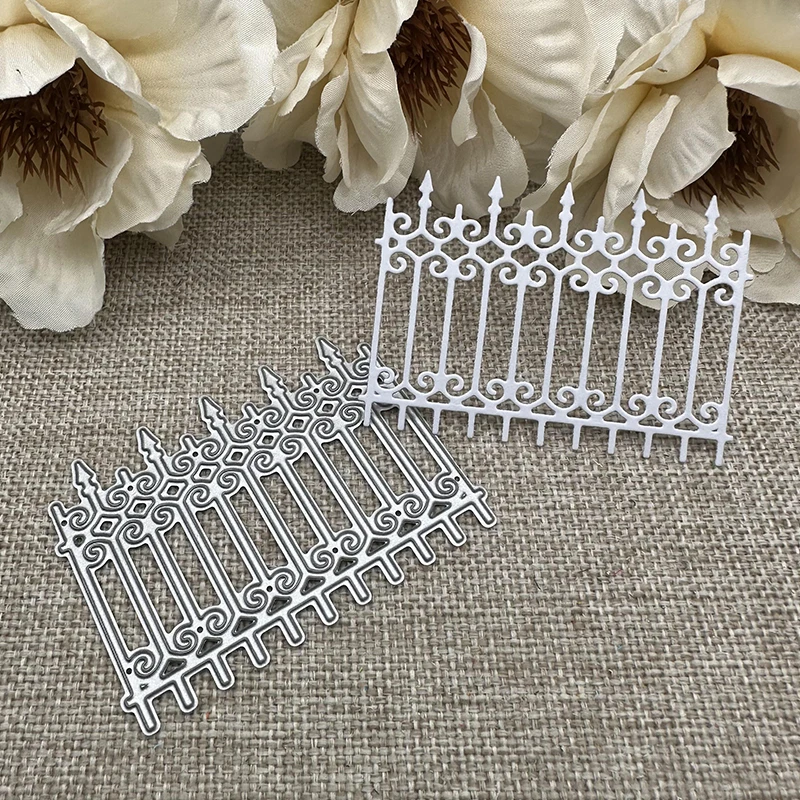 

Lace fence decoration Metal Cutting Dies Stencils For DIY Scrapbooking Decorative Handcraft Die Cutting Template Mold