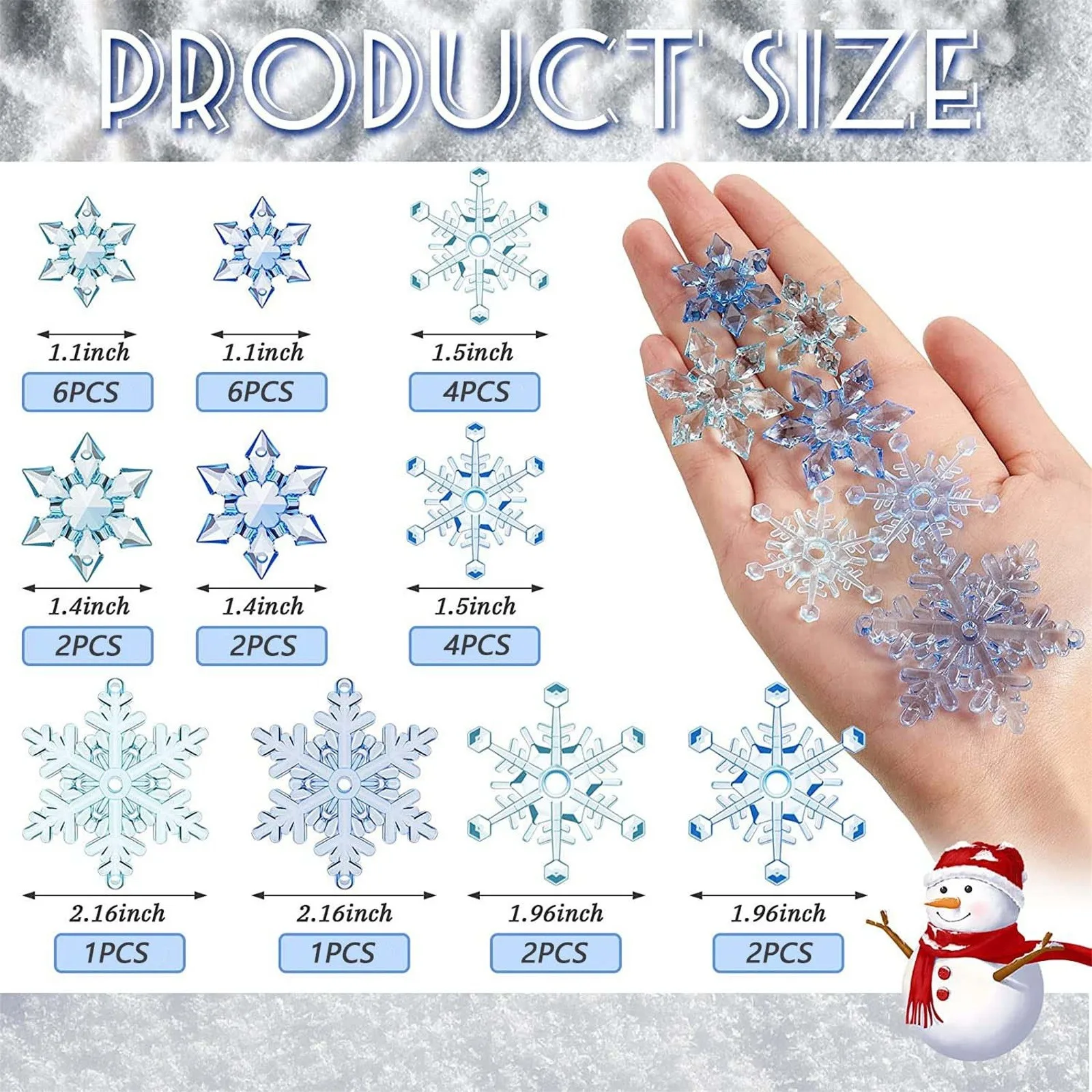 6106 Pieces Snowflake Style Christmas Vase Filler Pearl for Vase Fillers  Floating Candles Centerpiece Beads for Vases Pearls Water Gels Beads for  Christmas Home Table Party Decor