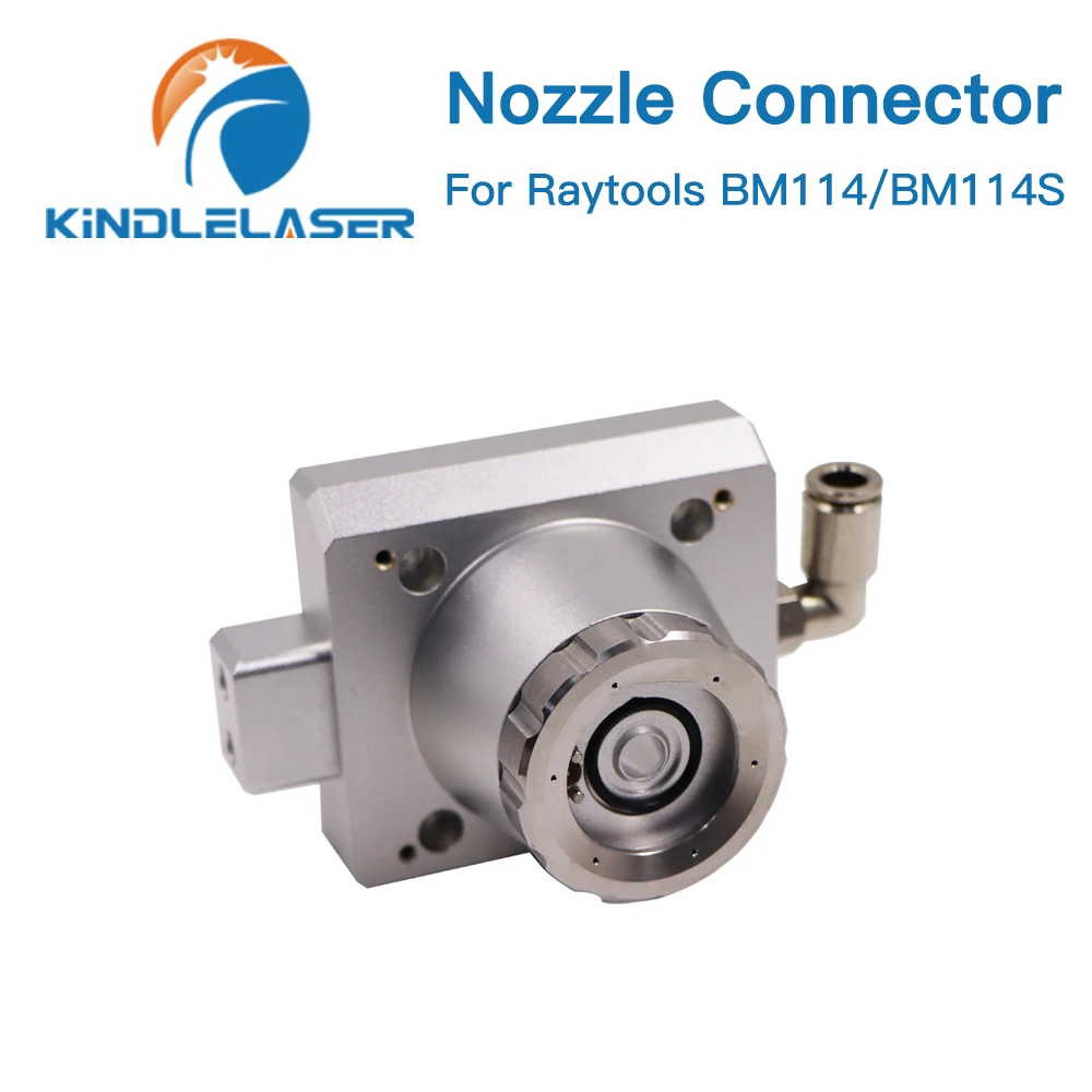

KINDLELASER Original BM114S Nozzle Connector Laser Cutting Head Nozzle Holder Capacitivit Sensor for Raytools Metal Cutting Head