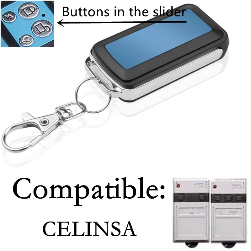 

CELINSA SAW1 SAW2 SAW3 garage gate remote control 433mhz clone transmitter command