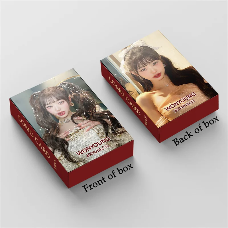 Lomo cards album cards 55pcs KPOPIVE Jang Won Young Album LOMO Card WonYoung Rei LIZ Leeseo Yujin GAEUL Girl's Collection Gift Postcard Photo Card