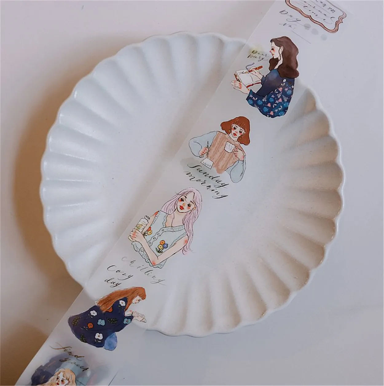 1 ループラドルチェヴィータスタジオコラージュタイムガール和紙 PET