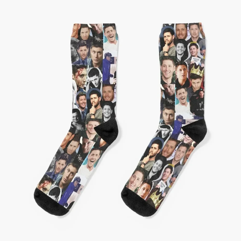 Jensen Ackles Collage Socks sport kids Socks Men's Women's