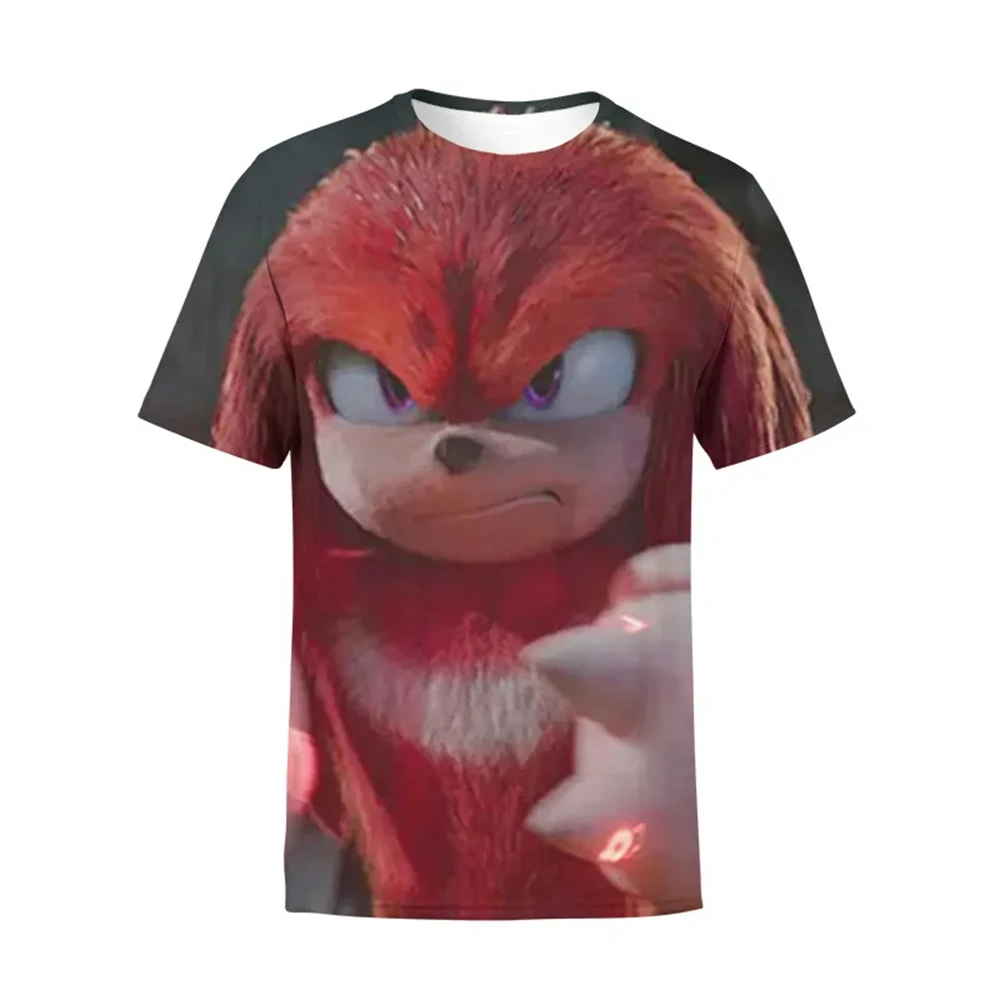 thumbnail image 1 of Ropa para niños Camisetas gráficas de Sonic Camiseta con estampado de dibujos animados para niño Ropa de 8 a 10 años Camisetas para hombre 2024 Ropa de verano para bebé, 1 of 5