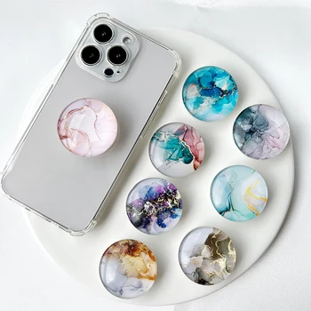 Marble Crystal Phone Grip 1
