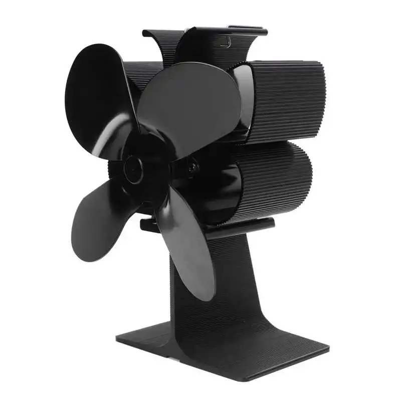 

Fireplace Fan 4 Blades Wood Stove Fan Style for Living Room