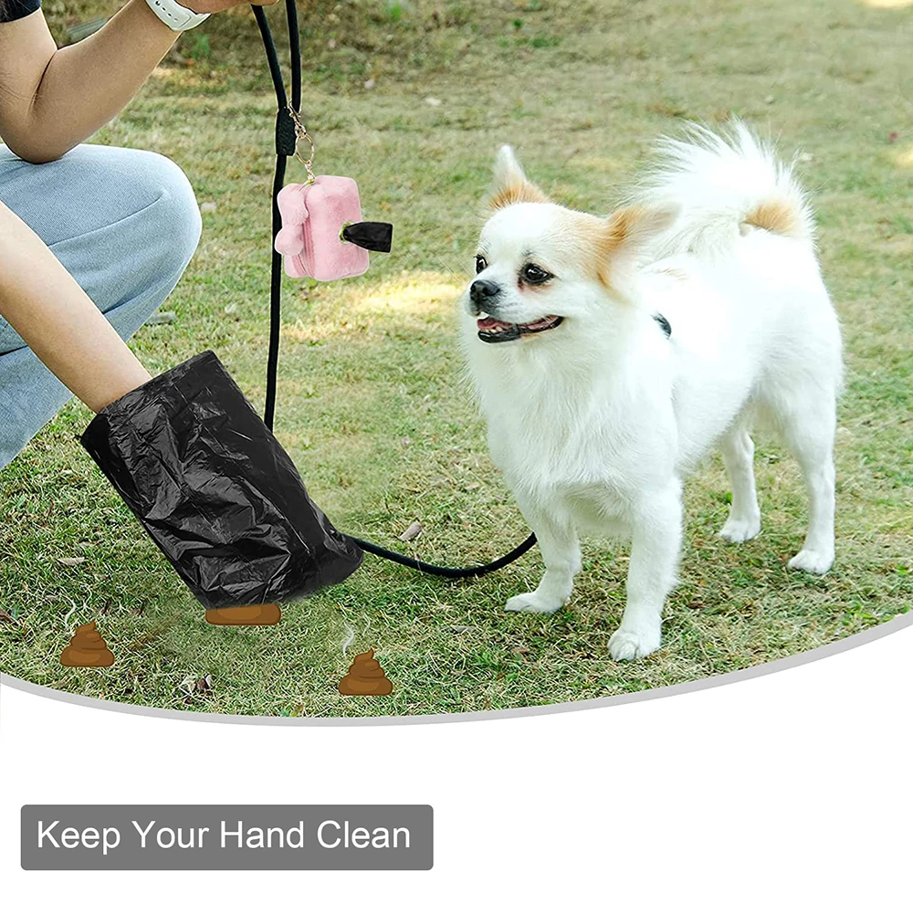 10-100Rolls Dog Poop Bags for Waste Refuse Cleanup Doggy Roll Replacements for Outdoor Puppy Walking and Travel pet poop bags dog poop bags