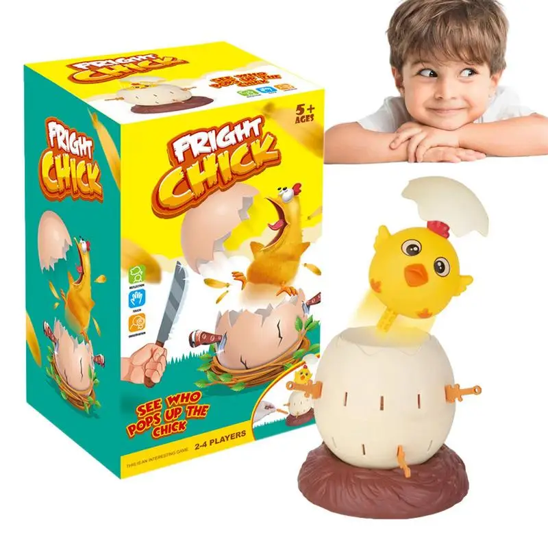 

Novelty Toy Chick Roulette Game Toys For Family Board Game Novelty Tricky Toy Chick Barrel Game With Cute Egg And Chick
