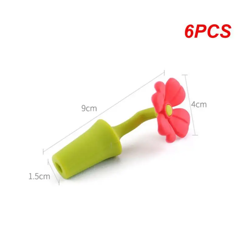 

6 шт., силиконовые герметичные пробки для бутылок