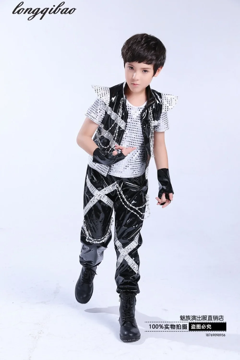 Children's Hip-hop Jazz Dance Drummer Costumes Modern Dance Performances children costumes