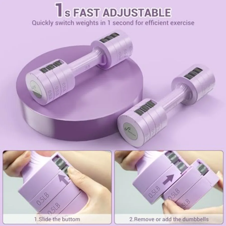 Adjustable Ankle Weights with Dumbbells Set