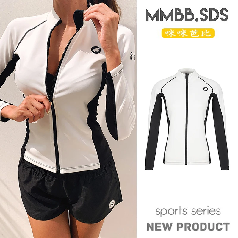 Couple's Diving Suits Long Sve Surfing Swimwear Qui Dry Separate Nylon Wetsuits for Underwater Sports And Travel