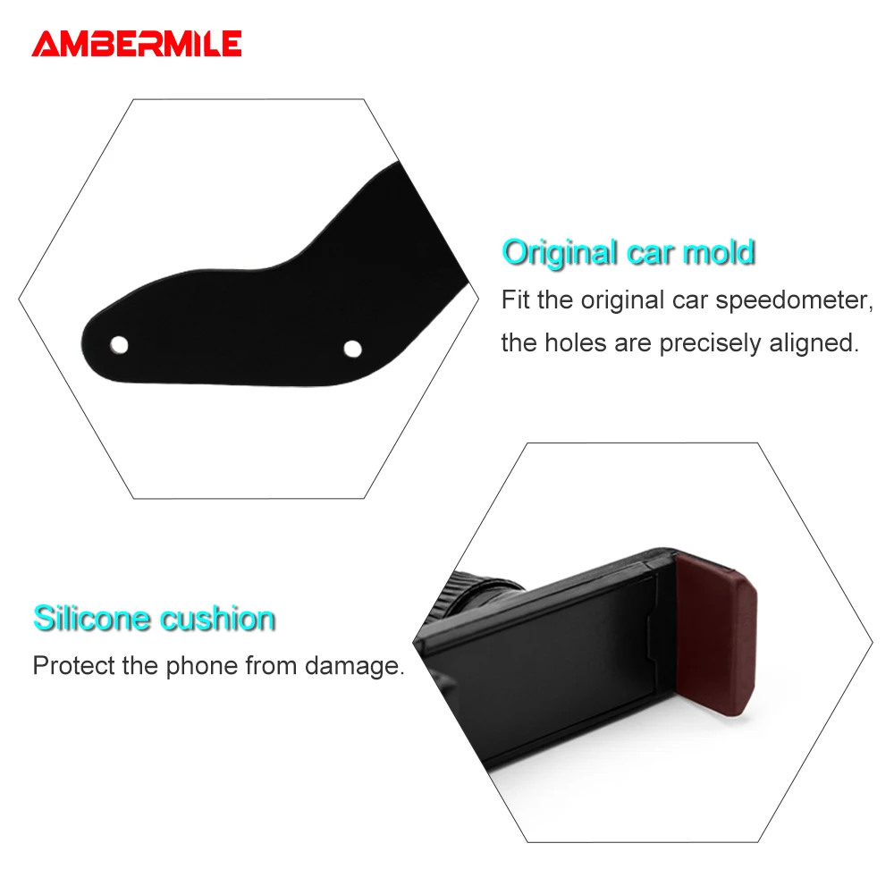 Mini Cooper Steering Wheel Mobile Phone Holder - Auto Interior Decoration Accessory