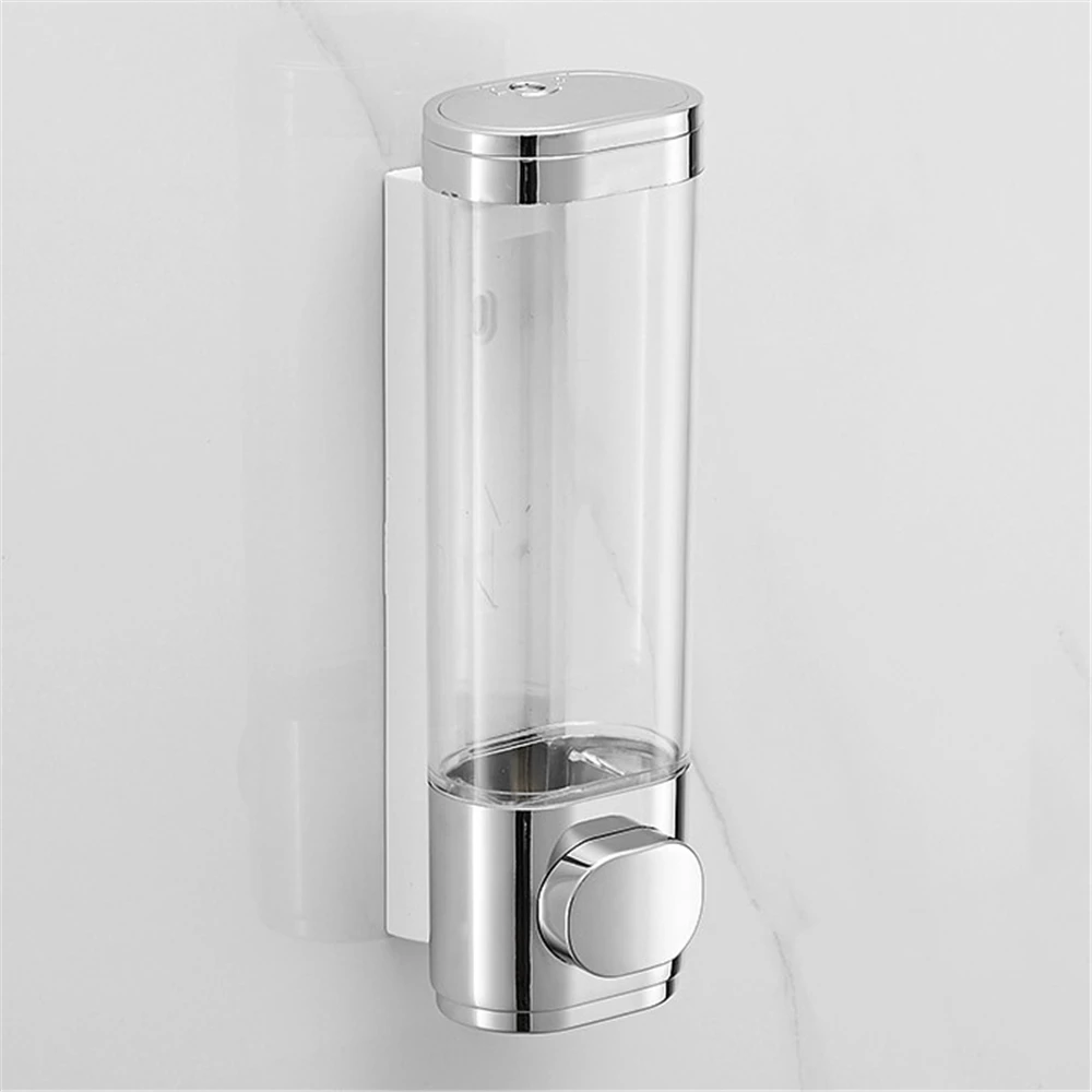 Liquid Soap Dispenser Bathroom Double Manual Press Soap Dispenser Pump Wall Mounted Detergent Shampoo for Liquid