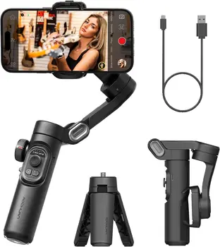 Handheld Gimbal Stabilizer SmartXE for Smartphone for iPhone Android AI Face Tracking TikTok Vlog 1