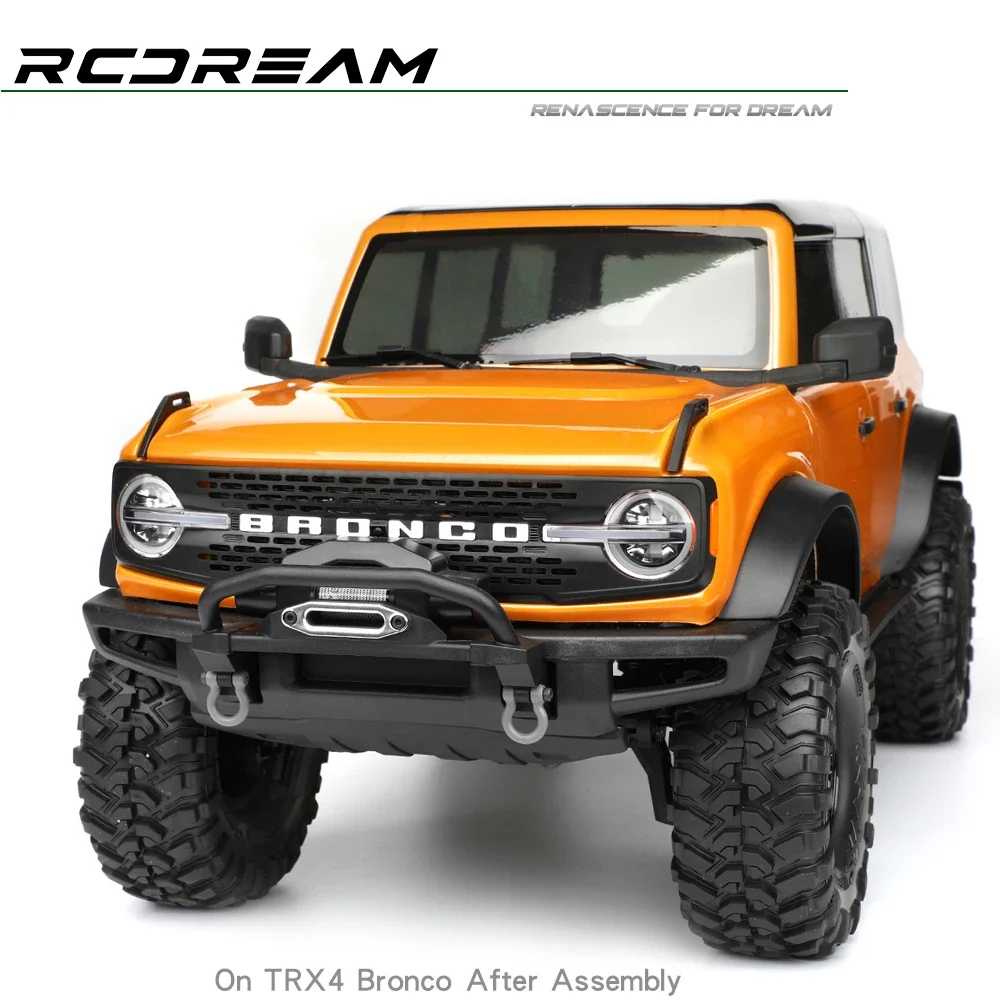 RCDream Front Grille Mask #A For TRAXXAS TRX4 New Bronco Body Upgrade Option parts #B6A1-W B6A1-B