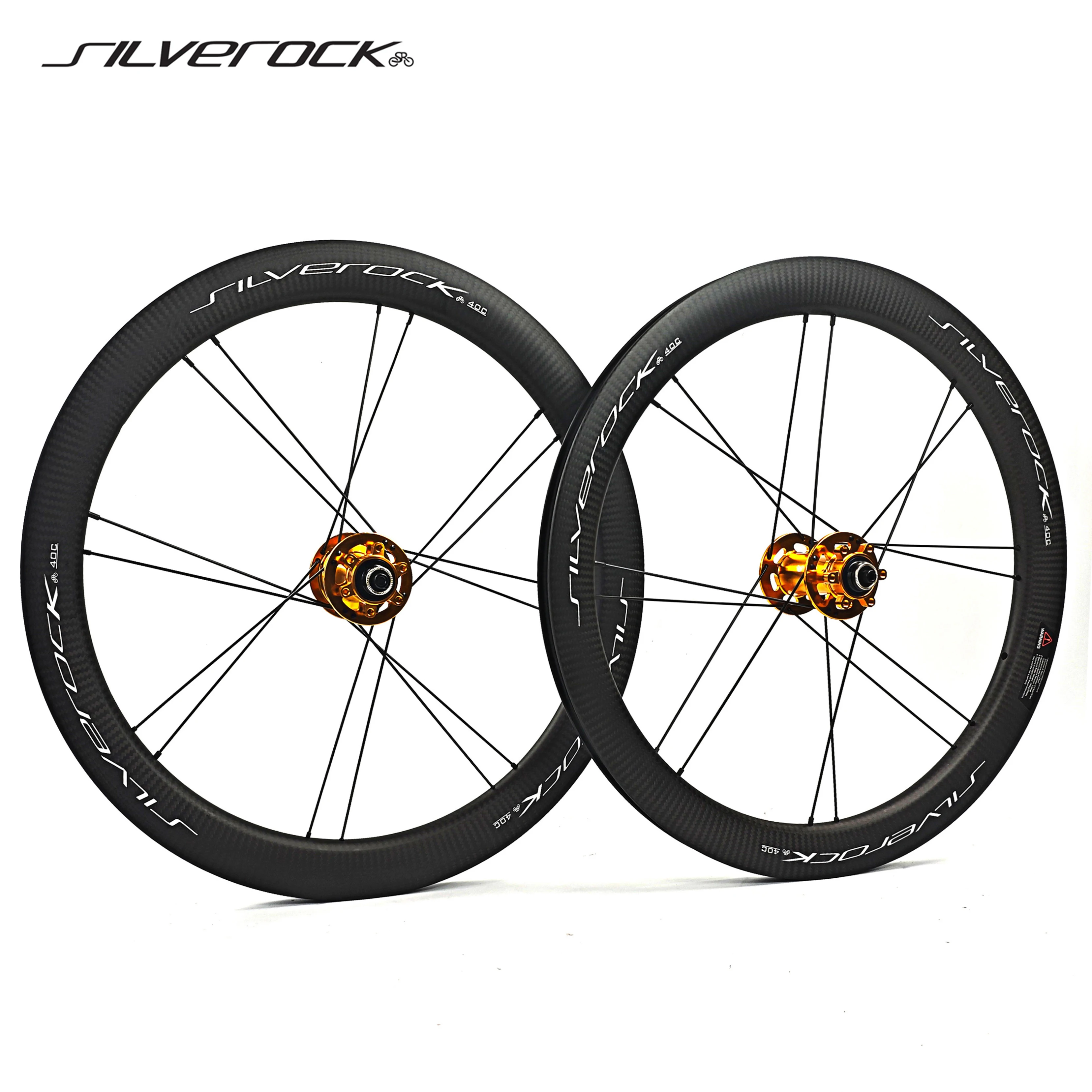 SILVEROCK-SR40C Carbon Wheels, Disc Brake, Rim Hight 40mm