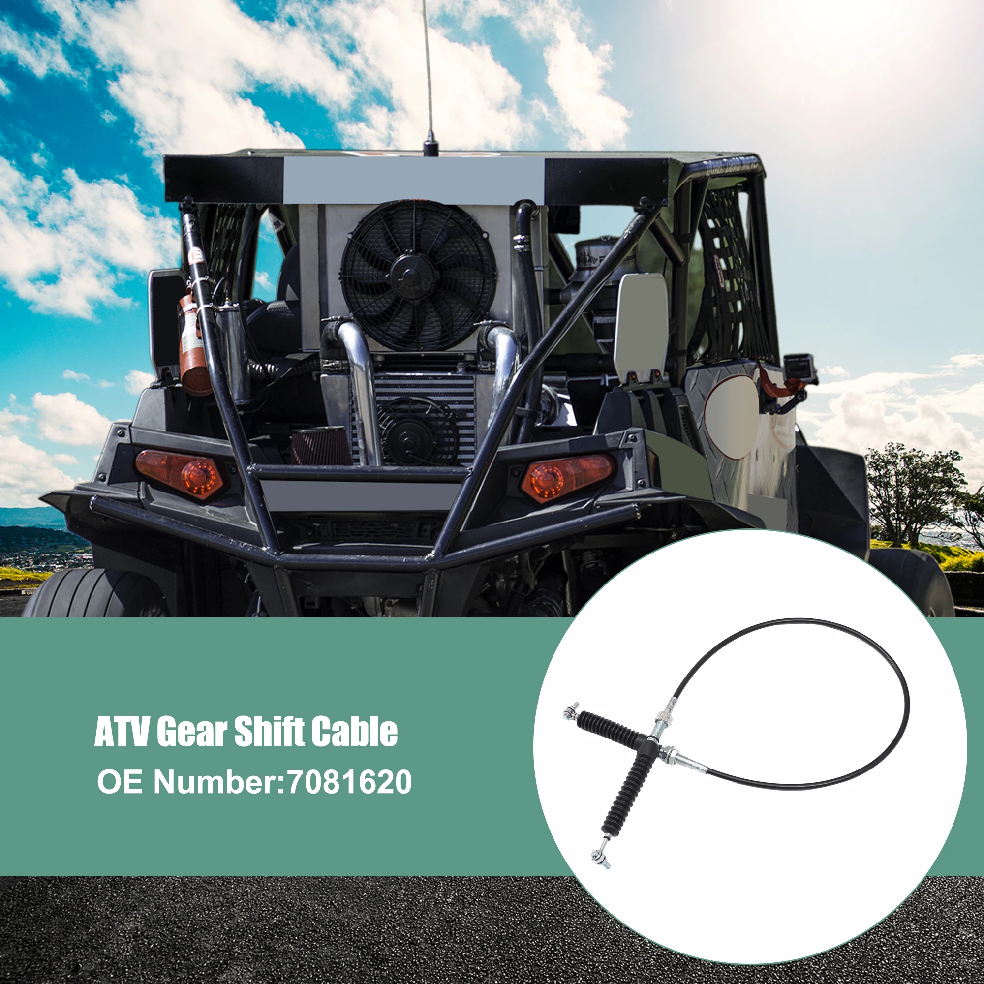 X Autohaux ATV Gear Shift Cable for Polaris RZR 570 EFI 900 XP EFI