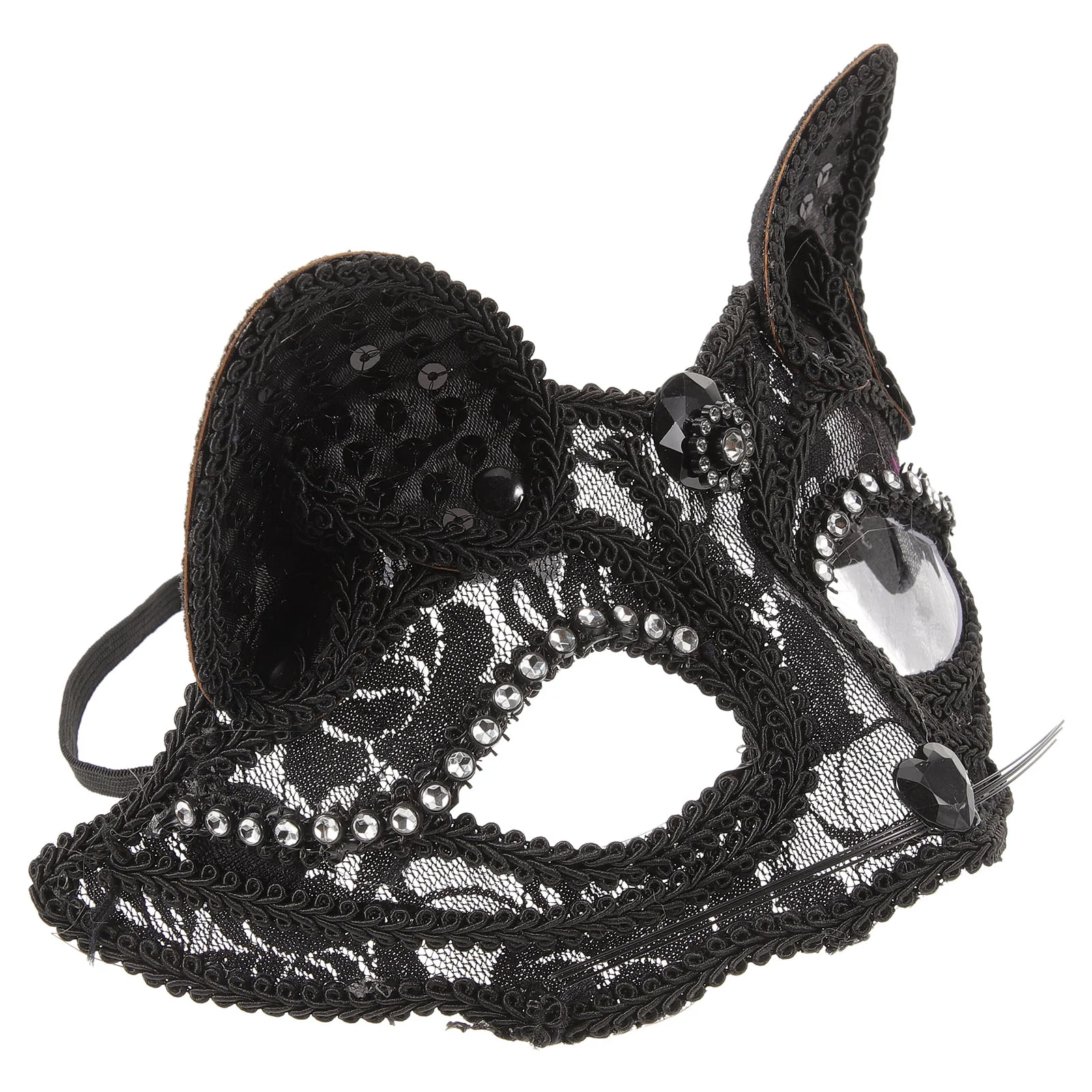 

Halloween Fox Mask DIY Unpainted Mask White Blank Face Mask Halloween Masquerade Fox Mask Cosplay Blank Mask For Halloween