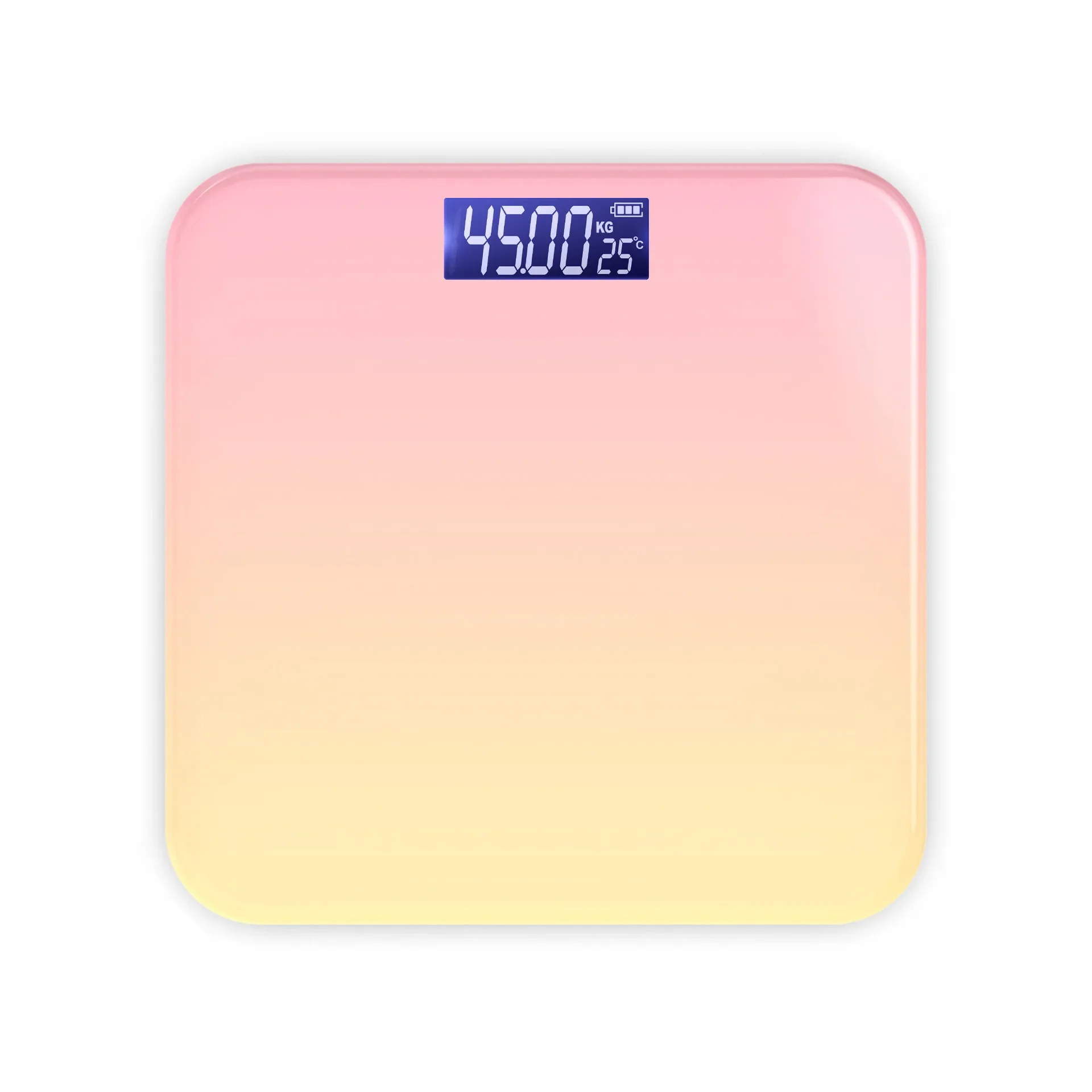 Gradient Color Smart Bluetooth Body Fat Measuring Scale Weighing Home Rechargeable Accurate Human Body Fat Scale 4