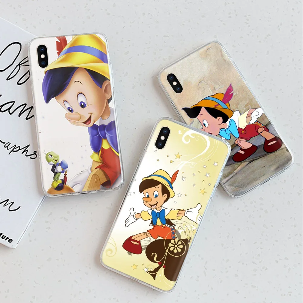 Custodia Per Telefono Trasparente Pinocchio Per Motorola Moto G8 Power G7 Play G 5G Z2 Plus