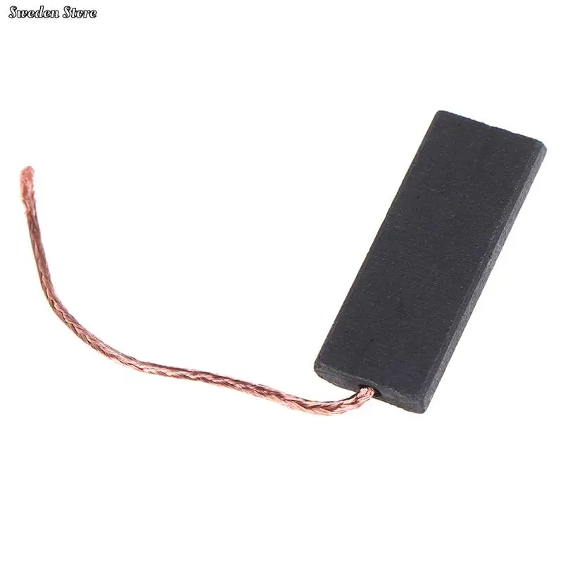 2PCS 5*13.5*40mm Black Carbon Brush Motor With 70mm Length Lead For Washing Machine