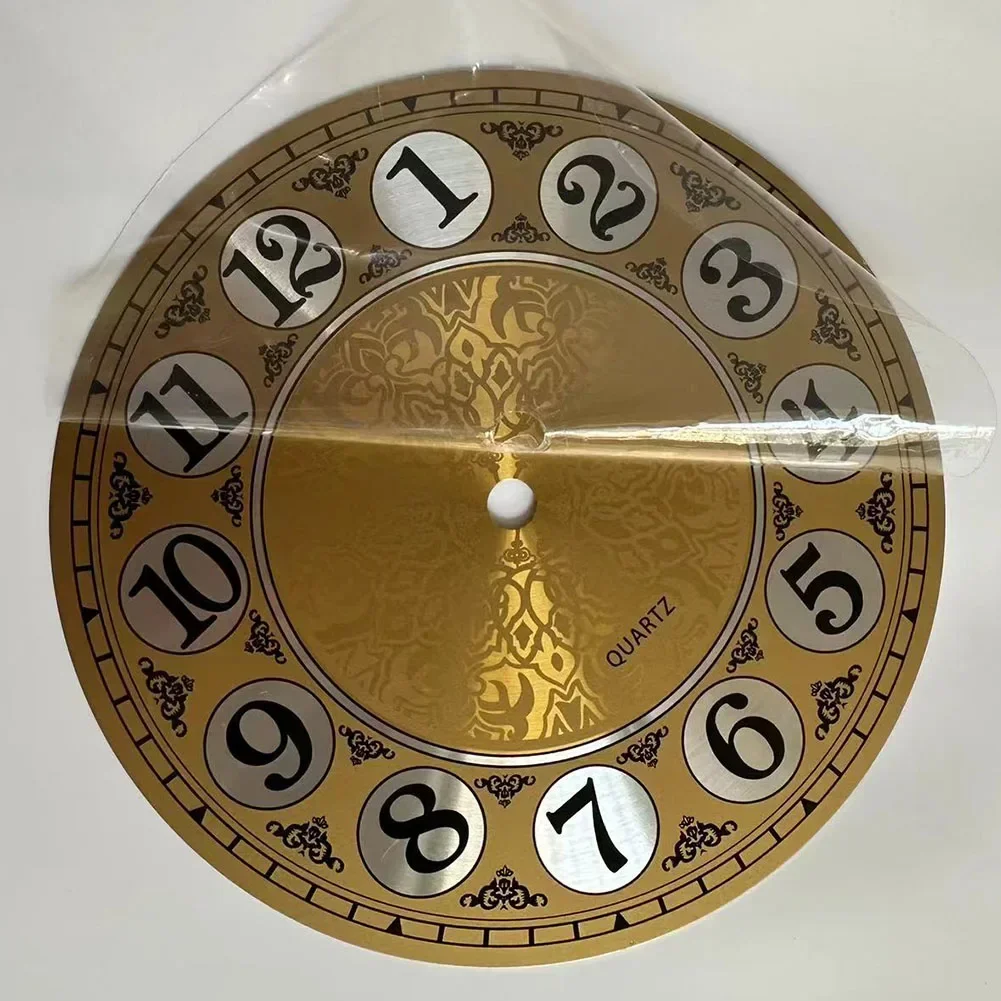 Wall Clock Clock Accessories 180mm Clock Dial Face DIY Quartz Vintage Wall Clock Dial Face DIY Repair for Bedroom Living Room Wall Decor