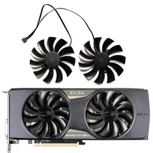 

NEW 2PCS 88MM 4PIN PLA09215B12H Cooling fan，For EVGA GTX 980TI 980 970 960 VGA Cooler Graphics Video Card Fan
